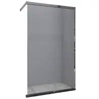Zuhanyfal Walk-In Relax 100x200 króm