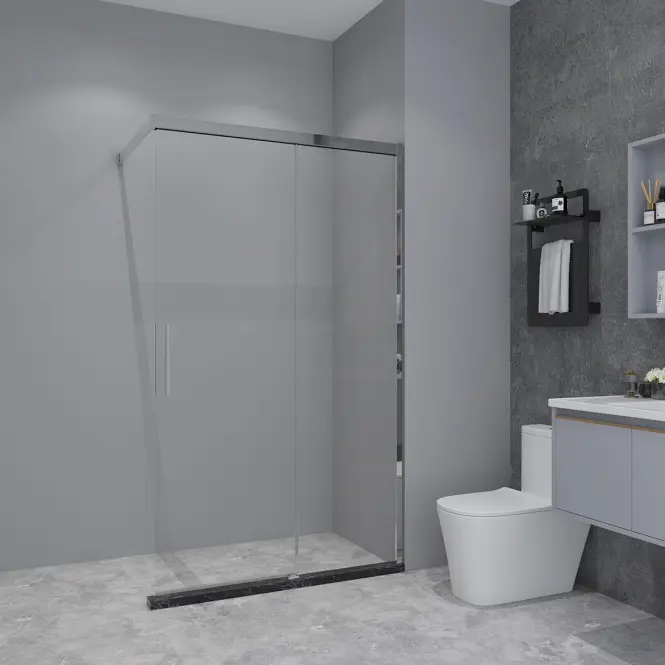 Zuhanyfal Walk-In Relax 120x200 króm