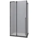 Zuhanykabin négyzet Bravo 90x90x195 black