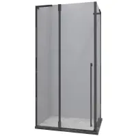 Zuhanykabin négyzet Bravo 90x90x195 black
