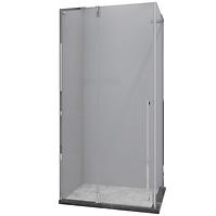 Zuhanykabin négyzet Bravo 90x90x195 króm
