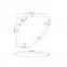 ZUHANYTÁLCA DIAMOND BLACK 90X90X5 K8543,2