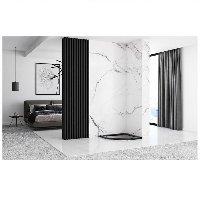 ZUHANYTÁLCA DIAMOND BLACK 90X90X5 K8543