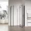 Zuhanykabin Jazz 90x90 tiszta black,3