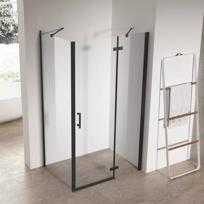 Zuhanykabin Jazz 100x100 tiszta black,4