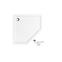 ZUHANYTÁLCA DIAMOND WHITE 80X80X5 K8544