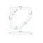ZUHANYTÁLCA DIAMOND WHITE 80X80X5 K8544,2