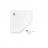 ZUHANYTÁLCA DIAMOND WHITE 90X90X5 K6522