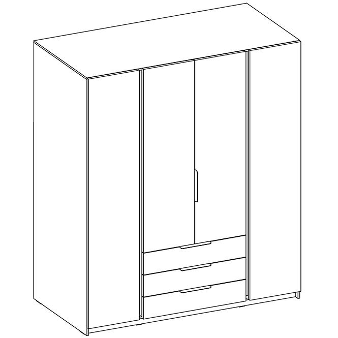 Szekrény Kaja EV/BL 4F 3S