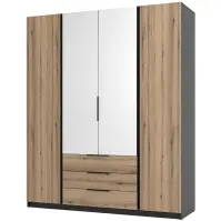 Szekrény Kaja BL/EV 2F 2 Tükör 3S