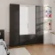 Szekrény Kaja EV/BL 2F 2 Tükör 3S,6