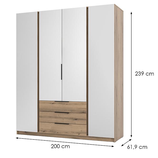 Szekrény Kaja EV/EV 4 Tükör 3S,2