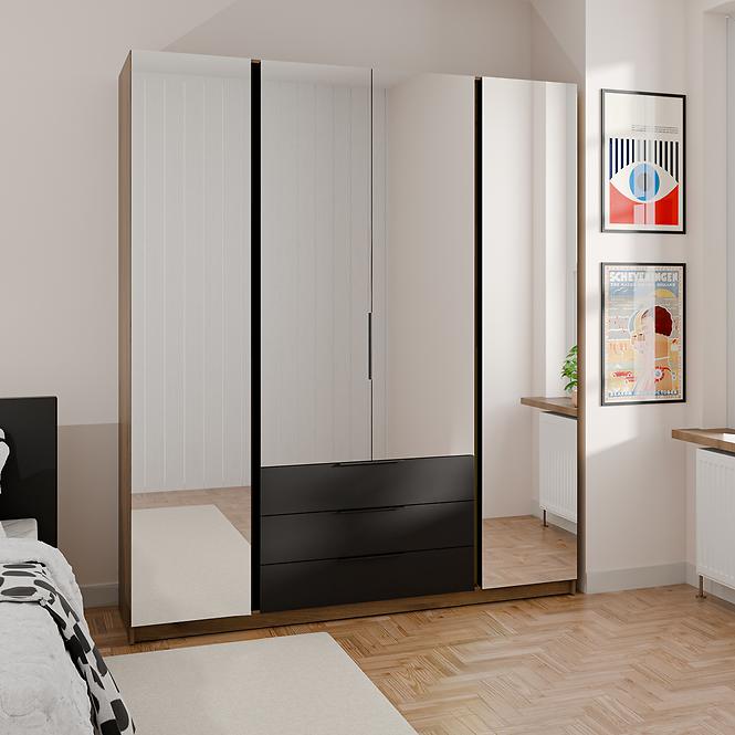 Szekrény Kaja EV/BL 4Tükör 3S,6