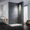 Zuhanyfal Walk-In Soft 110x195 króm,3