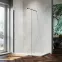 Zuhanyfal Walk-In Fiord 90x195 black,2