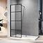Zuhanyfal Walk-In Metro 50x195 black,8