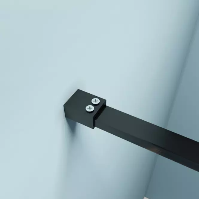 Zuhanyfal Walk-In Metro 90x195 black,6