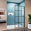 Zuhanyfal Walk-In Metro 110x195 black,3