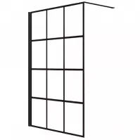 Zuhanyfal Walk-In Metro 130x195 black