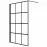 Zuhanyfal Walk-In Metro 130x195 black
