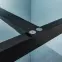 Zuhanyfal Walk-In Metro 140x195 black,5