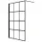 Zuhanyfal Walk-In Metro 140x195 black