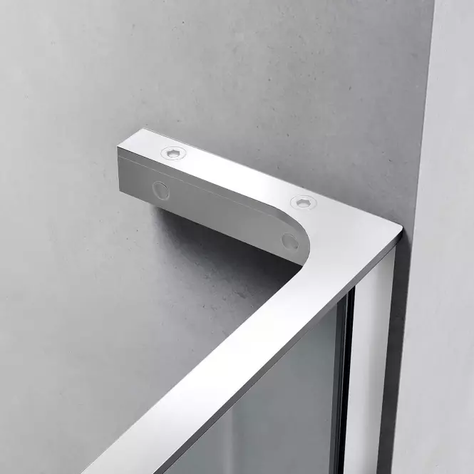 Zuhanyfal Walk-In Pik 100x195 króm