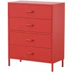 Komód Fém Carla Modern Red