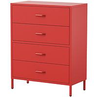 Komód Fém Carla Modern Red