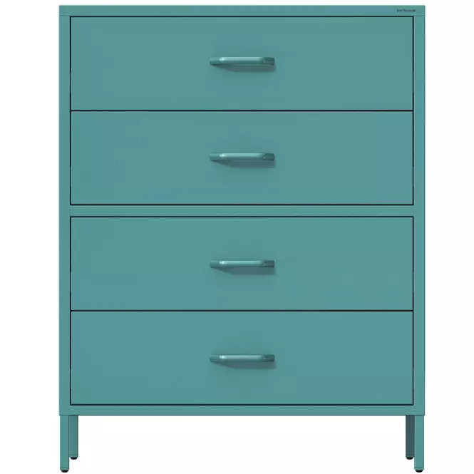 Komód Fém Carla Modern Sea Green