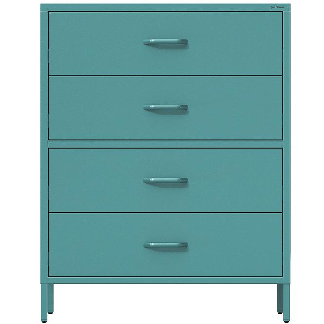 Komód Fém Carla Modern Sea Green