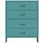 Komód Fém Carla Modern Sea Green,3