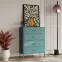 Komód Fém Carla Modern Sea Green,6