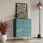 Komód Fém Carla Modern Sea Green,6