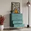 Komód Fém Carla Modern Sea Green,7