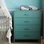 Komód Fém Carla Modern Sea Green,9
