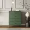 Komód Fém Carla Modern Bottle Green,6