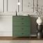 Komód Fém Carla Modern Bottle Green,6