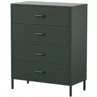 Komód Fém Carla Modern Bottle Green