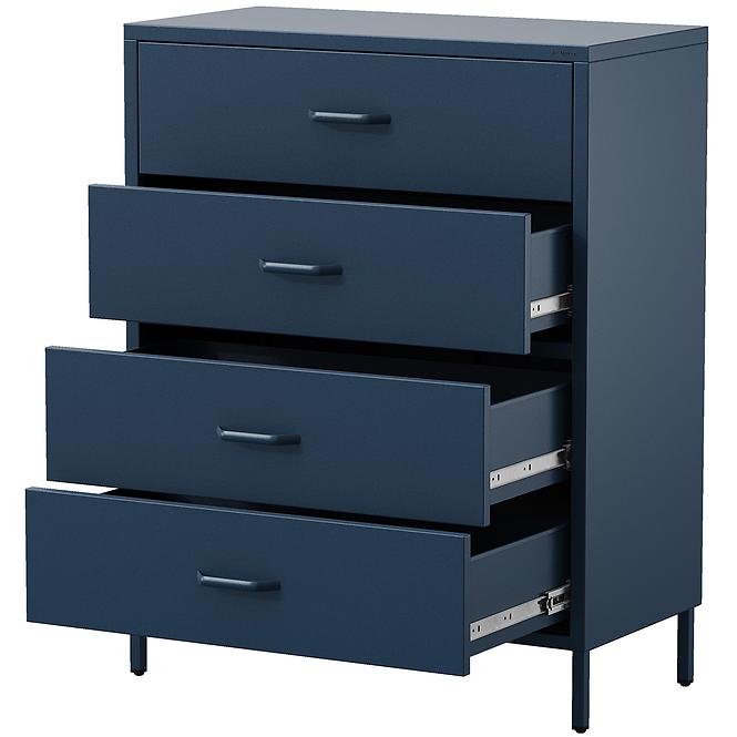 Komód Fém Carla Modern Dark Blue