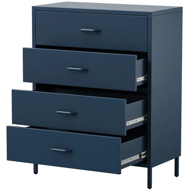 Komód Fém Carla Modern Dark Blue,4