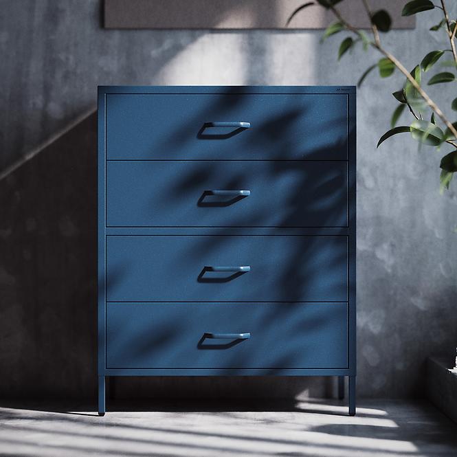 Komód Fém Carla Modern Dark Blue