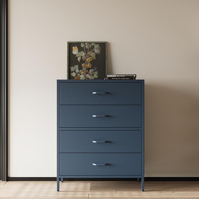 Komód Fém Carla Modern Dark Blue