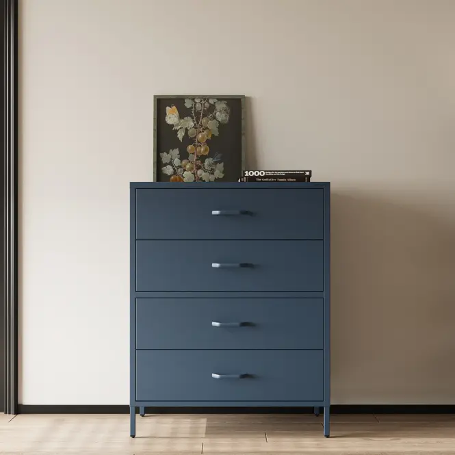 Komód Fém Carla Modern Dark Blue,6