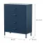 Komód Fém Carla Modern Dark Blue,2