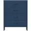 Komód Fém Carla Modern Dark Blue,3