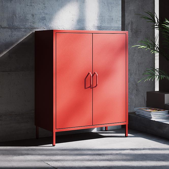 Komód Fém Vito Modern Red