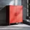 Komód Fém Vito Modern Red,5