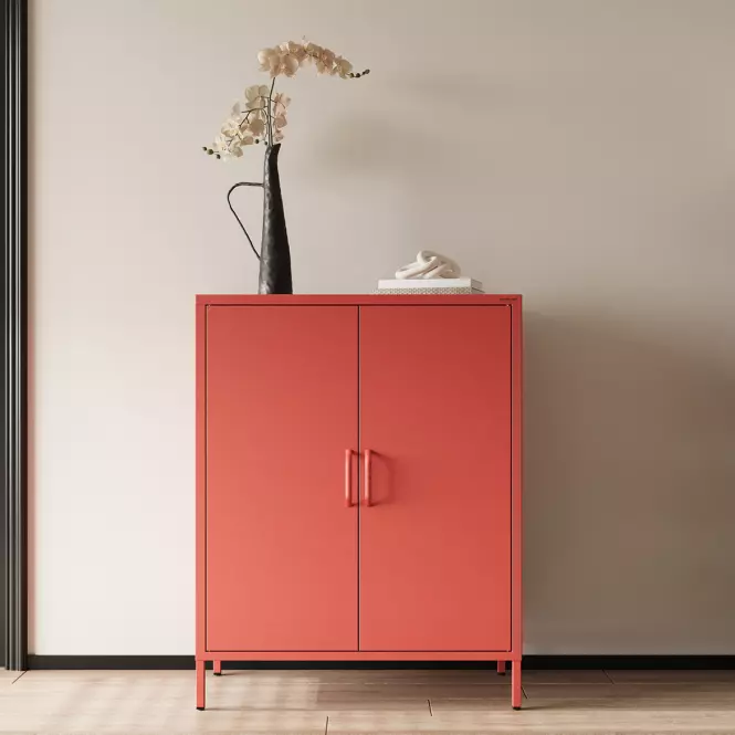 Komód Fém Vito Modern Red