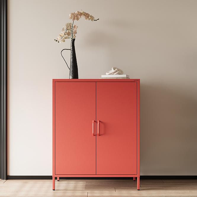 Komód Fém Vito Modern Red